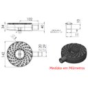 Ver imagem 2 de Queimador Alta Pressão Chuveiro Fogão Industrial Ferro 14cm