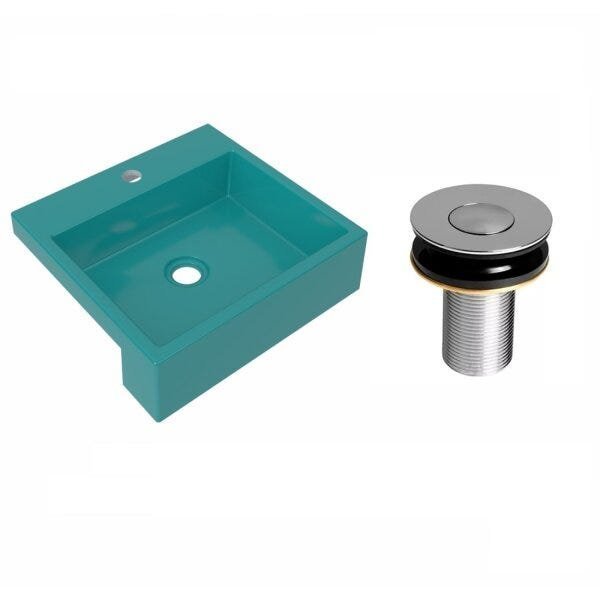 Kit Cuba XQ395 Válvula Click Botão 1 Polegada B Compace - 2