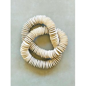 Colar Decorativo Artesanal em Cerâmica. para Decorar Mesas de Centro ou de Jantar, Aparadores ou Buf