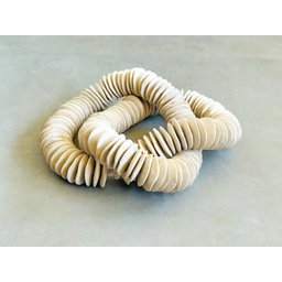 Colar Decorativo Artesanal em Cerâmica. para Decorar Mesas de Centro ou de Jantar, Aparadores ou Buf - 3