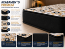 Ver imagem 5 de Colchão Solteiro D28 88x188x14 Espuma Firme Bordado Confortável Borda Preta