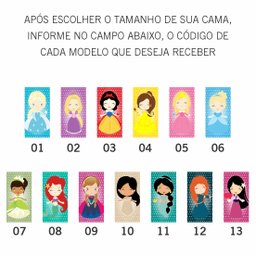 Cabeceira Modulada Estofada Princesas Cama Box Solteiro - 2