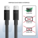 Ver imagem 6 de Cabo Firewire 800 9 Pinos - 9 Pinos 70cm Blindado Ieee 1394b