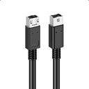 Ver imagem 7 de Cabo Firewire 800 9 Pinos - 9 Pinos 70cm Blindado Ieee 1394b