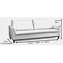 Ver imagem 2 de Sofá 2 Lugares Montreal Linho Creme:Linho Creme