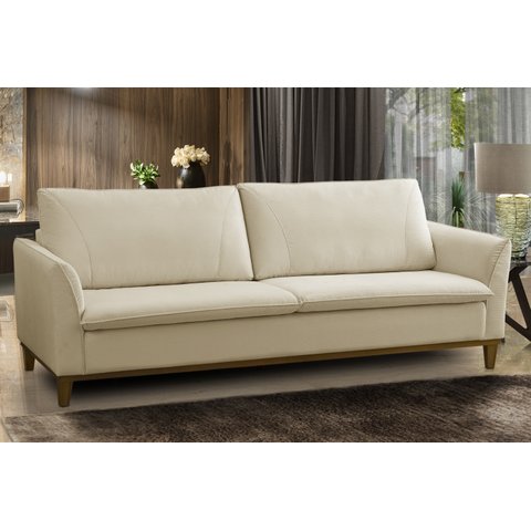 Sofá 2 Lugares Montreal Linho Creme:Linho Creme