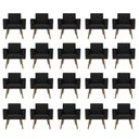 Ver imagem 1 de Kit 20 Poltronas: Elegância e Glamur Absolutos no Salão Preto