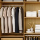Ver imagem 6 de Guarda-Roupa Casal 6 Portas 4 Gavetas MDF com Pés Liss Marrom/Cinamomo