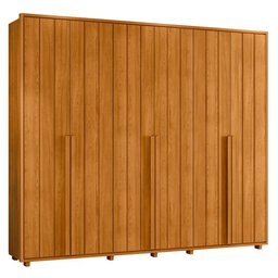 Guarda Roupa Casal Volpi Ripado 6 Portas Cinamomo - Madetec - 1