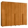 Guarda Roupa Casal Volpi Ripado 6 Portas Cinamomo - Madetec - 1