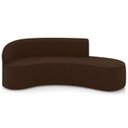 Ver imagem 5 de Sofá 4 Lugares para Sala 220cm Orgânico Wendi Suede Marrom I01 - Mpozenato