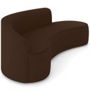 Ver imagem 6 de Sofá 4 Lugares para Sala 220cm Orgânico Wendi Suede Marrom I01 - Mpozenato
