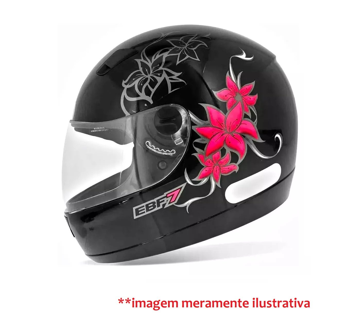 Viseira para Capacete Ebf Modelo New Ebf 7 E31 Fumê Escura - 9