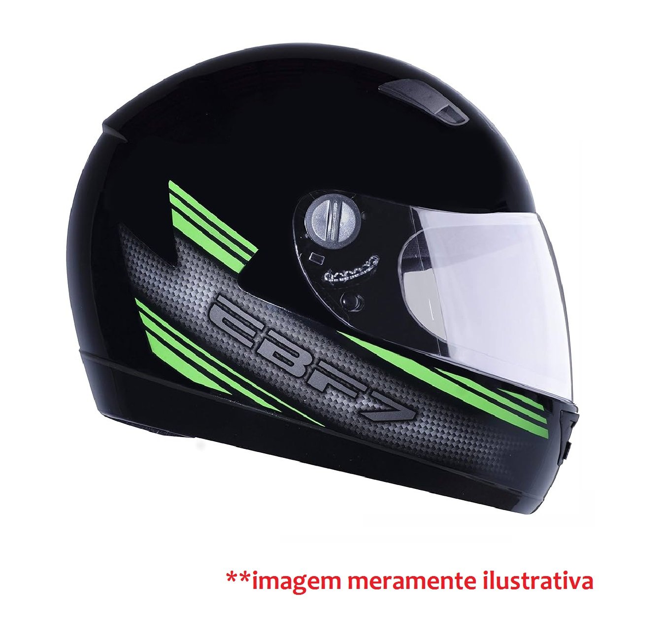 Viseira para Capacete Ebf Modelo New Ebf 7 E31 Fumê Escura - 11