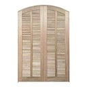 Ver imagem 2 de Porta Balcão de Abrir / Abrir de Madeira Cedro Arana em Arco Bat.14 Cm- 2.15 (a) X 1.80 (l)