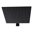 Ver imagem 2 de Ducha Chuveiro Slim 40x40 Preto Fosco com Braço 36cm Cor:Preto