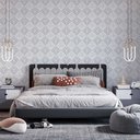 Ver imagem 2 de Papel de Parede Arabesco Branco Gh Papel de Parede 3,3m