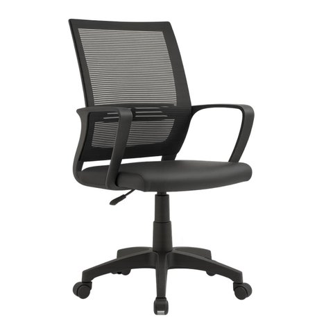 Cadeira de Escritório Diretor Tela Maya c/ Braço - Cor Preto - 34029