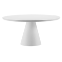 Ver imagem 2 de Mesa de Jantar Cone Redonda 110 Cm Laqueada Linn Design Decor Branco