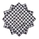 Ver imagem 1 de 6 Guardanapos Xadrez Preto