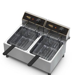 Fritadeira de Mesa 2 Cubas de 15cm e 9 Litros 220v - 4