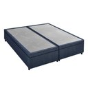 Ver imagem 1 de Base Box Baú King New York Linho Jeans 193x203