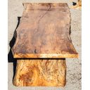 Ver imagem 4 de Mesa de Jantar Rústica Maciça em Madeira Plátano 200x90 - Mesa para 8 Pessoas