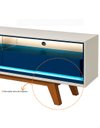 Ver imagem 7 de Conjunto Painel Ripado Tv até 75 e Rack Pés Madeira Duque Cor:azul Royal