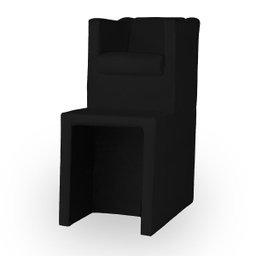 Kit Pedicure Cadeira Poltrona Escada Completo Corano Preto - 6