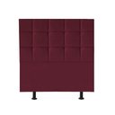 Ver imagem 1 de Cabeceira Estofada Cama Box Solteiro 100cm Espanha Suede Bordo- Mabe Magazine