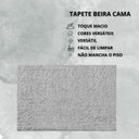 Ver imagem 3 de Tapete Macio Peludo 1,00m Redondo Cinza