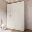 Ver imagem 1 de Guarda Roupa Planejado 100% MDF 4 Portas Orion CabeCasa MadeiraOriginals Bege/Aveia/Linho