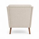 Ver imagem 7 de Poltrona Decorativa Lione Courino Linho Off White - Sallar Home