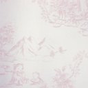 Ver imagem 3 de Papel de Parede Toile de Jouy Rosa Infantil- Vinilico Lavável+ Cola Inclusa