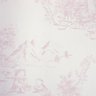 Papel de Parede Toile de Jouy Rosa Infantil- Vinilico Lavável+ Cola Inclusa - 3