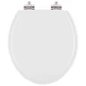 Assento Sanitário Poliéster Soft Close Gardenia Branco para vaso Mari - 1