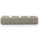 Ver imagem 6 de Sofá 4 Lugares para Sala de Estar Living 308cm Arlo F04 Linho Bege - Lyam Decor