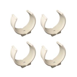 Kit 4 Abraçadeira Impacto Cano Tubo 100mm 4'' Branca Estrela - 1