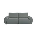 Ver imagem 2 de Sofá Living 3 Lugares Chenille Cinza Escuro Tec.2303 Murale 220cm Yescasa