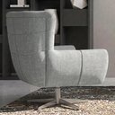 Ver imagem 6 de Poltrona Decorativa Malta Base Giratoria Linho Tcs 701 Moll