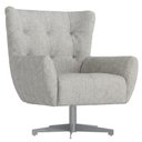 Ver imagem 1 de Poltrona Decorativa Malta Base Giratoria Linho Tcs 701 Moll