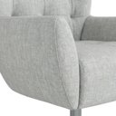Ver imagem 7 de Poltrona Decorativa Malta Base Giratoria Linho Tcs 701 Moll