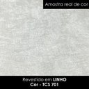 Ver imagem 4 de Poltrona Decorativa Malta Base Giratoria Linho Tcs 701 Moll