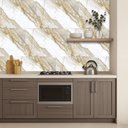Ver imagem 4 de Placa Revestimento Flexível Mármore Grande de Parede Decorativo Lavável - Autocolante
