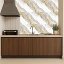 Ver imagem 3 de Placa Revestimento Flexível Mármore Grande de Parede Decorativo Lavável - 90x50cm Autocolante