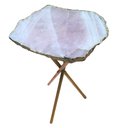 Ver imagem 2 de Mesa Lateral de Quartzo Rosa