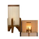 Ver imagem 6 de Abajur de Mesa Ravely Luminária Estilo Minimalista Japandi