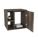 Ver imagem 3 de Conjunto Balcão C-cuba L38 e Espelheira Soft 500 Carvalho C-preto Ônix Carvalho Dark