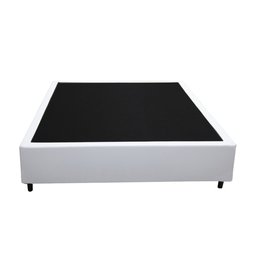 Base Box Casal Santo Box Sintético Branco 40x138x188 - 2