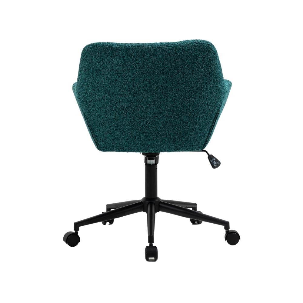 Cadeira Poltrona Giratória Pelegrin Pel-0202 Tecido Verde - 6